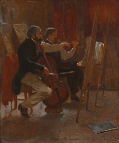 Das Atelier, 1867 von Winslow Homer